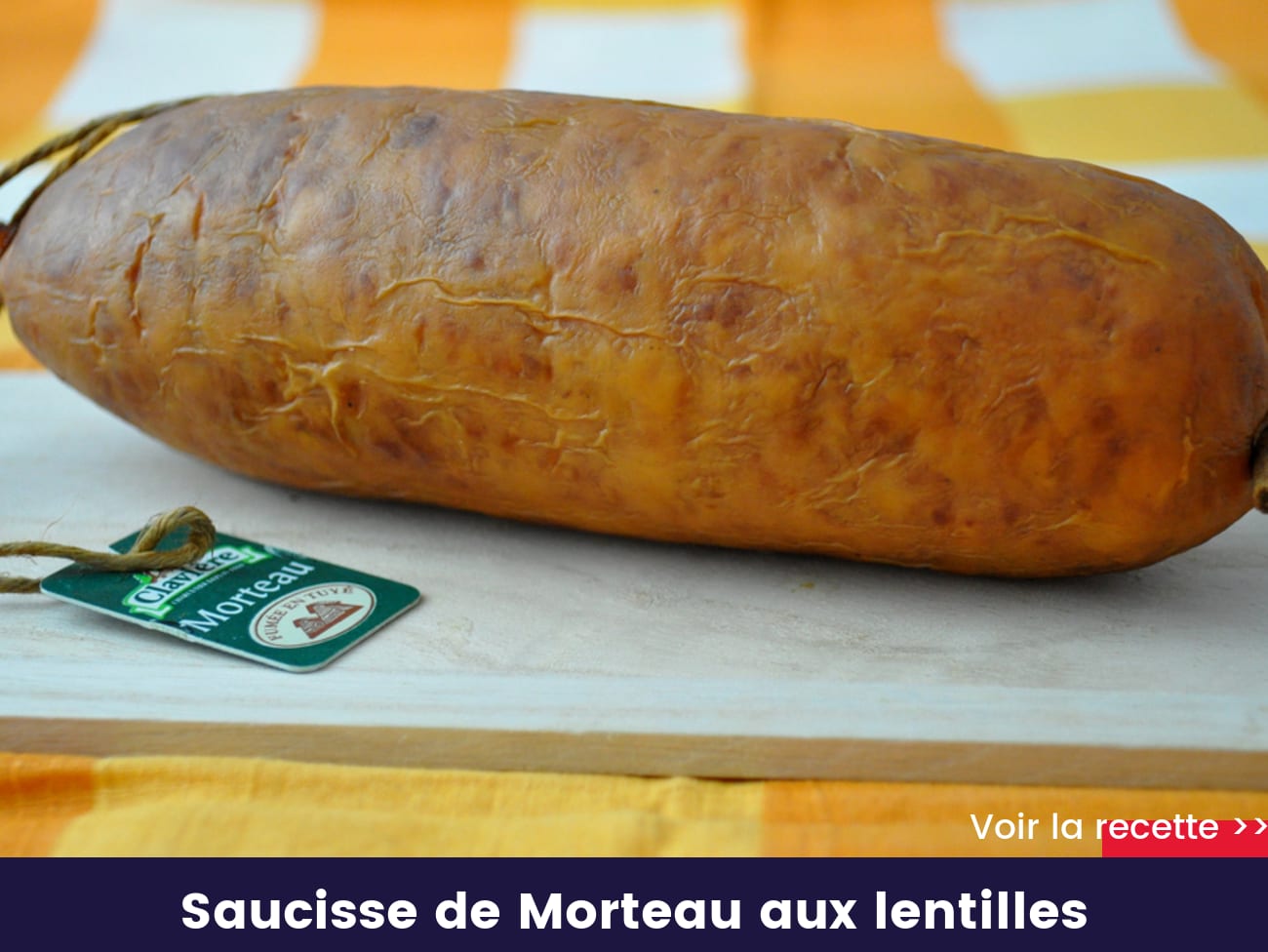 Saucisse de Morteau aux lentilles